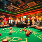 Experience the vibrant atmosphere of Nhà Cái 32win with exciting table games and slot machines.