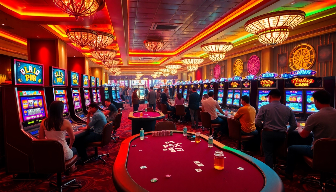 Experience the excitement at 789win trang chủ chính thức with vibrant casino games and players enjoying exciting table games.