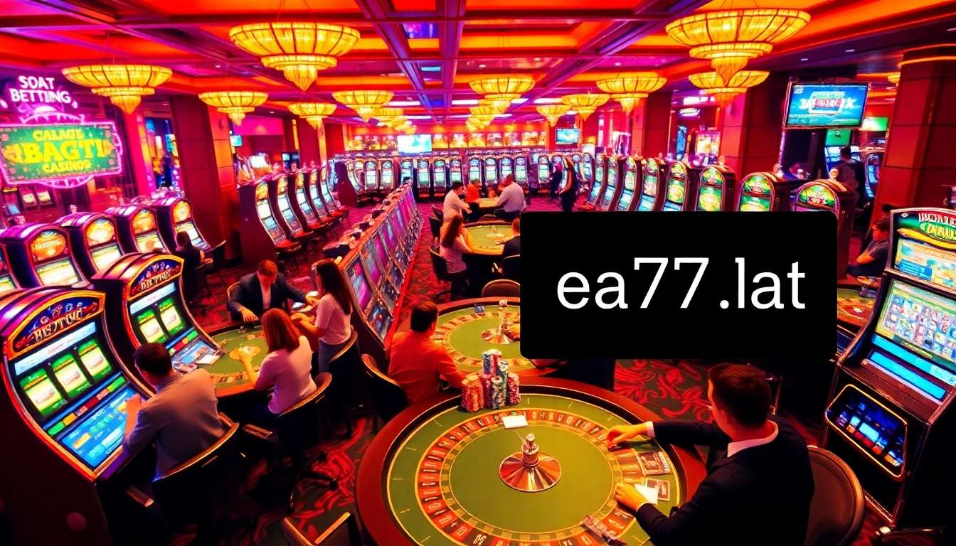 Exciting online poker scene at https://ea77.lat/ showing players, chips, and cards.